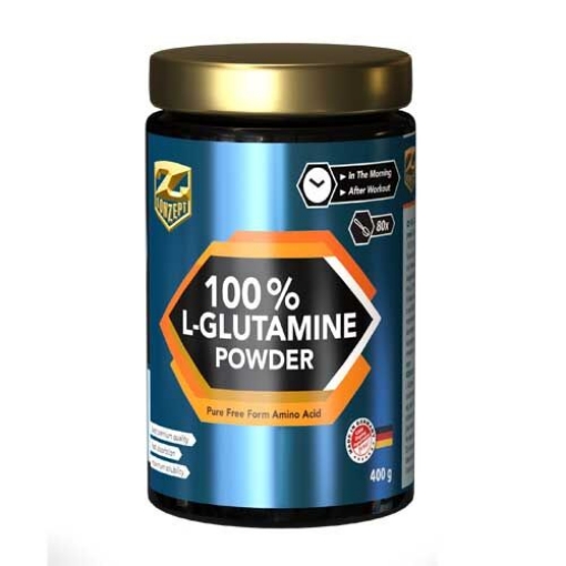 Afbeeldingen van 100% L-GLUTAMINE POEDER - 400G Z-KONZEPT