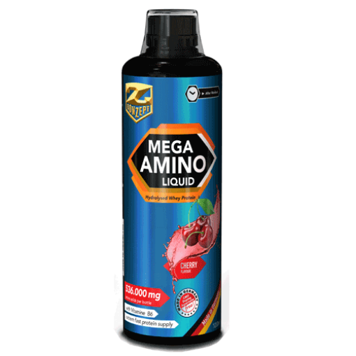 Afbeeldingen van MEGA AMINO LIQUID KERS 500ML Z-KONZEPT