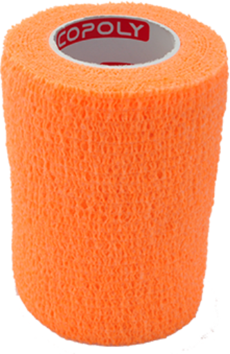 Afbeeldingen van Zelfklevend elastisch verband 7,5 cm - Oranje