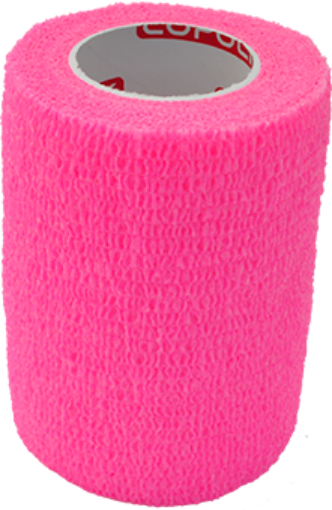 Afbeeldingen van Zelfklevend elastisch verband 7,5 cm - Roze