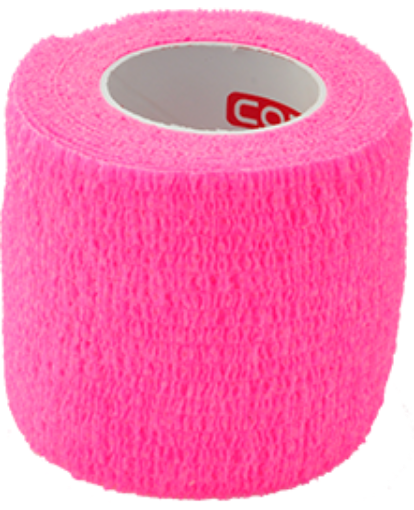 Afbeeldingen van Zelfklevend elastisch verband 5 cm - Roze