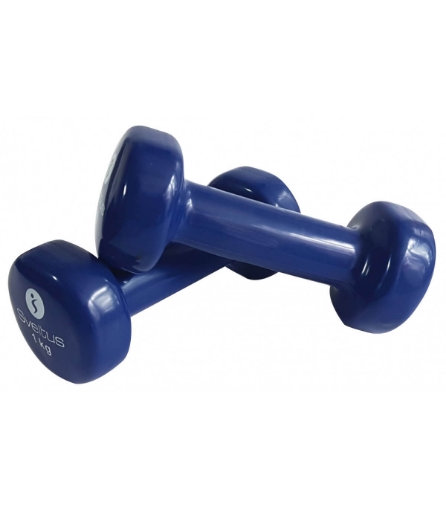 Afbeeldingen van Set van epoxy-gecoate dumbbells 2 x 1 kg