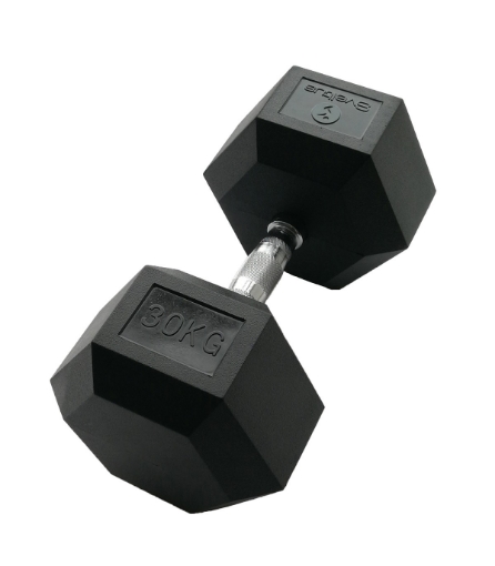 Afbeeldingen van Hexagonale dumbbell 30 kg - Dumbbell