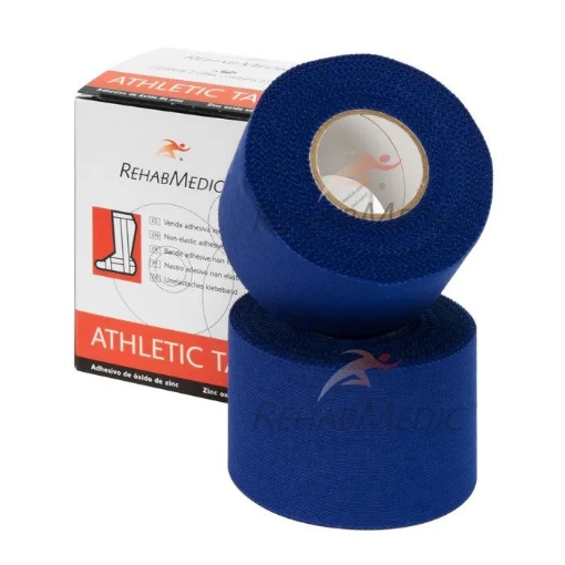 Afbeeldingen van Sporttape - Rehabmedic - 3,8 cm BLAUW