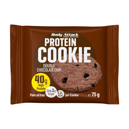 Afbeeldingen van Proteïnekoekje - Chocoladevlokken 75g Body Attack