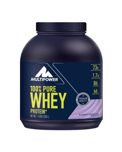 Afbeeldingen van 100% Pure Protein Whey - 2000g Blauwe Bessen Cheesecake MPower