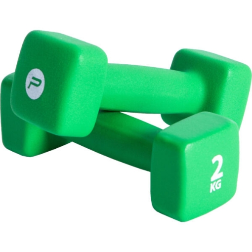 Afbeeldingen van SET DUMBBELL NEOPREEN 2x2KG P2I