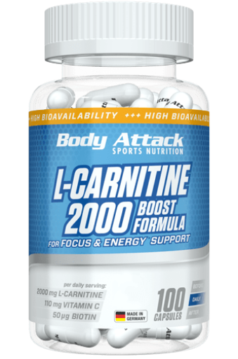 Afbeeldingen van L-CARNITINE 2000 BODY ATTACK - 100 CAPSULES