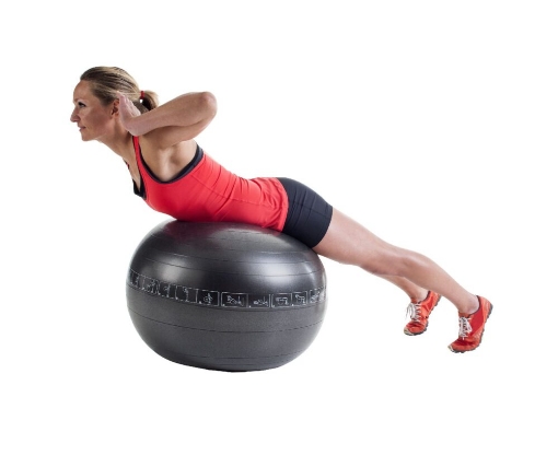 Afbeeldingen van GYM BAL 75 CM ZWART + POMP P2I