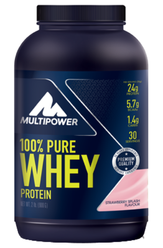 Afbeeldingen van WHEY PROTEIN 100%  - 900G AARDBEIEN SMAAK MPOWER