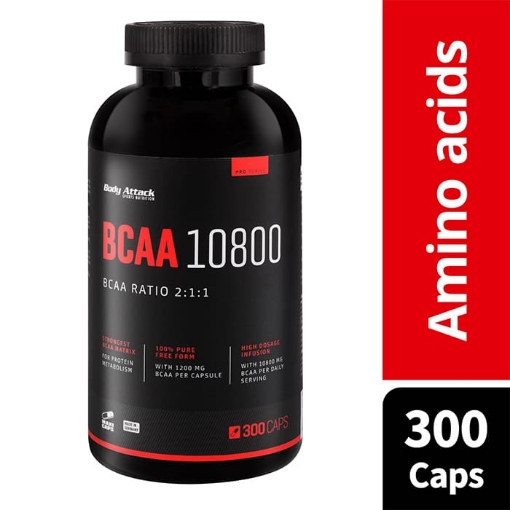 Afbeeldingen van BCAA 10800 - 300 CAPSULES