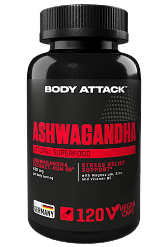 Afbeeldingen van Ashwagandha 120 Capsules - Body Attack