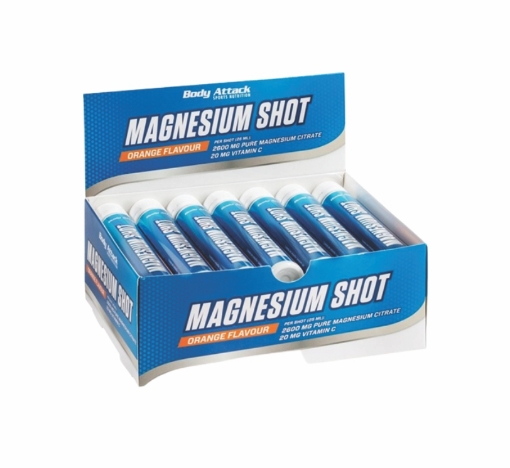 Afbeeldingen van VLOEIBAAR MAGNESIUM + VITAMINE C - 20 x 25 ml Body Attack