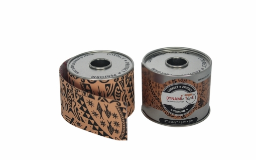 Afbeeldingen van DYNAMIC TAPE ZWART TATTOO 5cm x 5m