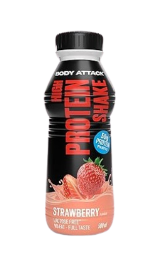 Afbeeldingen van High Protein Shake - Aardbeien 500 ml