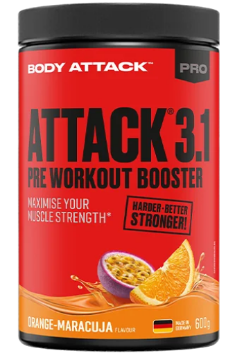 Afbeeldingen van PRE ATTACK 600G - Groene Appel BODY ATTACK