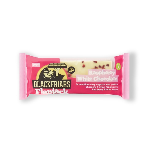 Afbeeldingen van FlapJack Energierijke Reep - 90g Framboos en Witte Chocolade