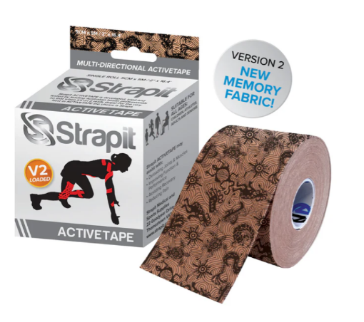 Afbeeldingen van DYNAMIC ACTIVETAPE 5CM x 5M  - BEIGE/ZWART