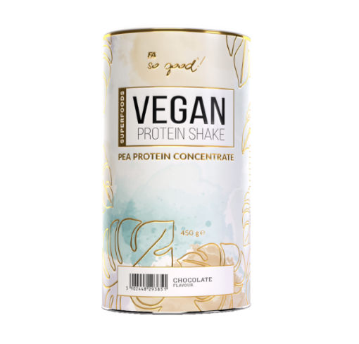 Afbeeldingen van VEGAN PROTEÏNE SHAKE 450G - CHOCOLADE  FA