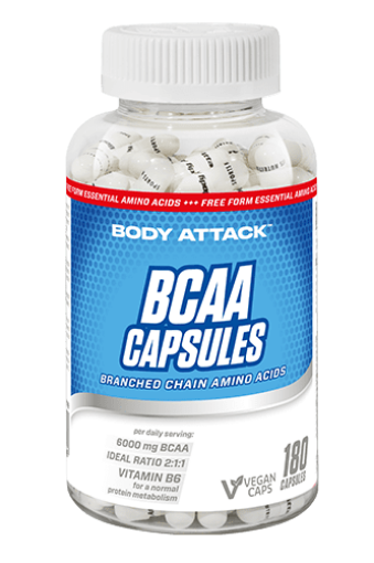 Afbeeldingen van BCAA 180 Capsules - Body Attack