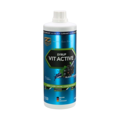 Afbeeldingen van VITACTIVE SIROOP + L-CARNITINE - 1000ML ZWARTE BESSEN