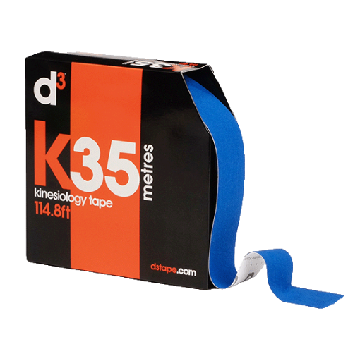 Afbeeldingen van K6.0 Kinesiologische Tape Koningsblauw 5cm x 35m - d3Tape