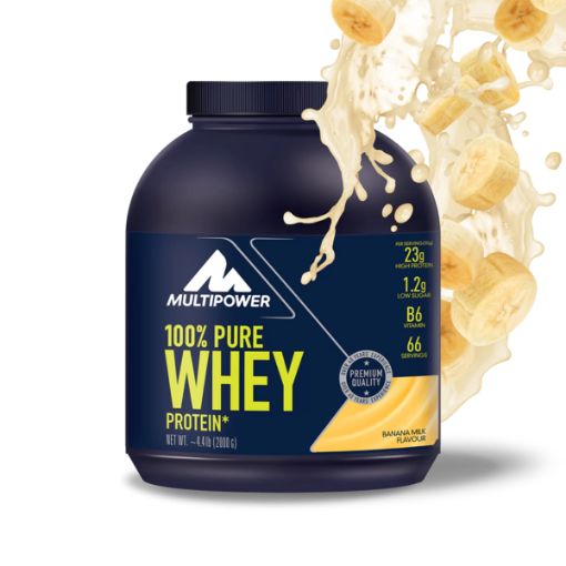 Afbeeldingen van 100% Pure Whey Protein - 2000g Banaan en Melk MPower