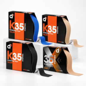 Afbeelding voor categorie d3Tape K35 / X35 – kinesiologietape 5 cm x 35 m
